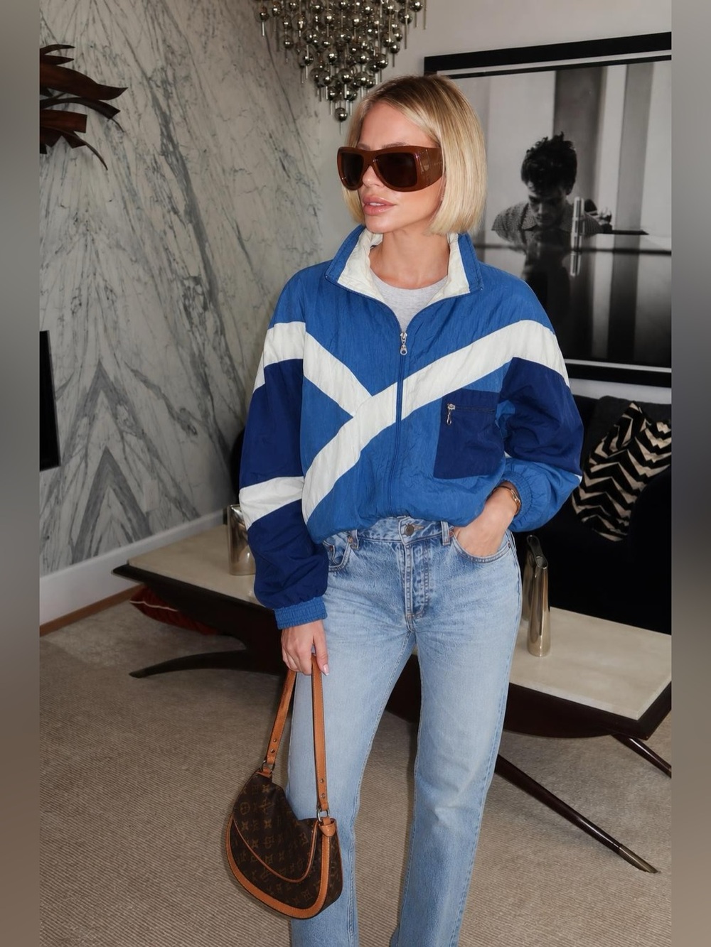 90’s Vintage Sport Track Jacket Wind Breaker